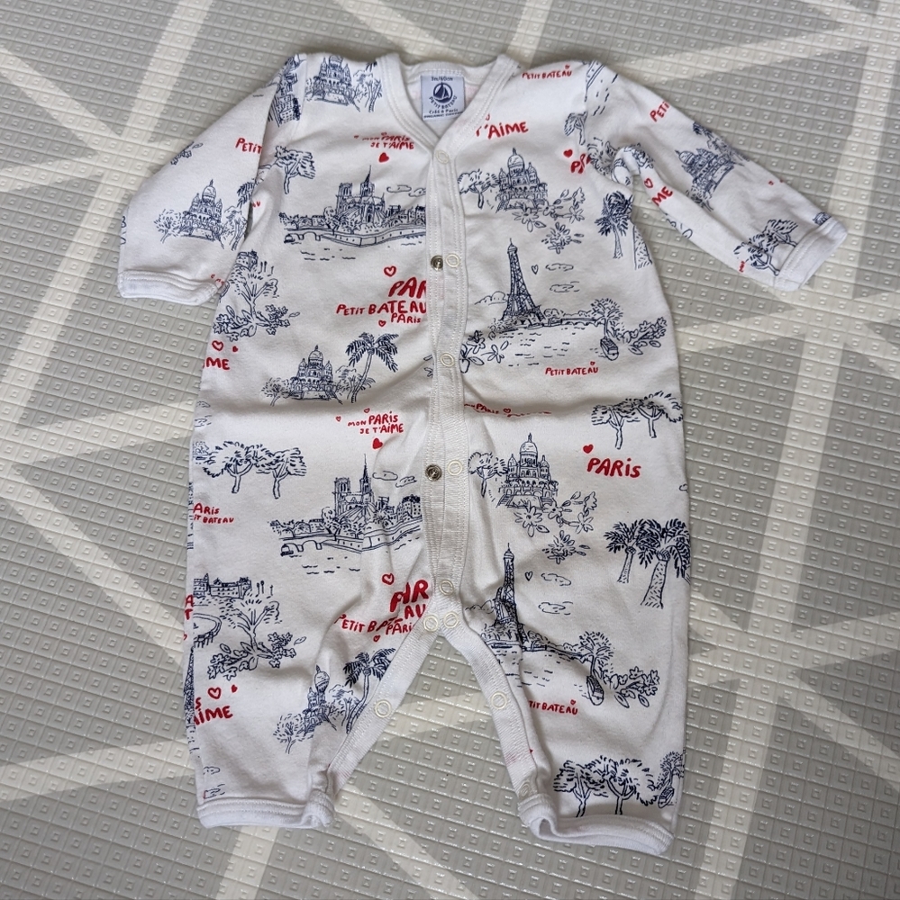 Petit Bateau Paris Footless Romper